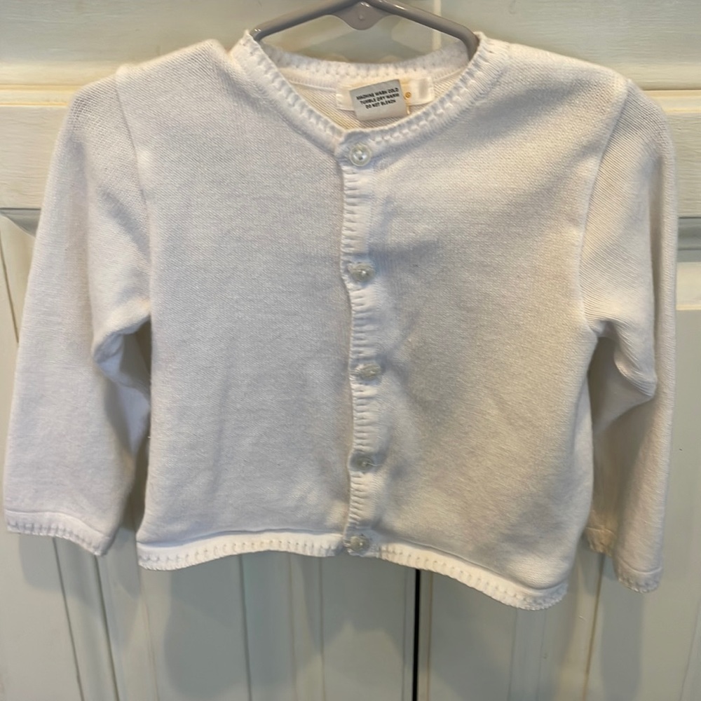 Renzo white cardigan